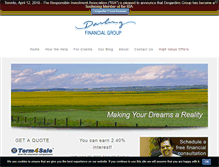 Tablet Screenshot of darlingfinancial.com